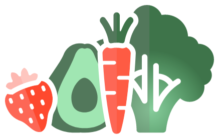 icons displaying a healthy diet, regular physical activity and maintaining a healthy body weight