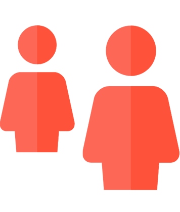 icons associated with increasing comfort when talking to doctor (checklist, patient/doctor relationship and friend)