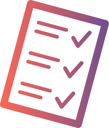 icons associated with increasing comfort when talking to doctor (checklist, patient/doctor relationship and friend)